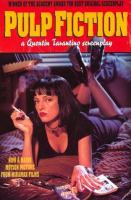 Book Jacket for: Pulp fiction : a Quentin Tarantino screenplay