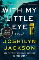 Book Jacket for: With my little eye