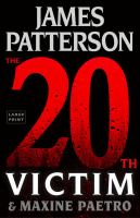 Book Jacket for: The 20th victim