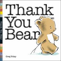 Book Jacket for: Thank you Bear