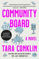 Book Jacket for: Community board