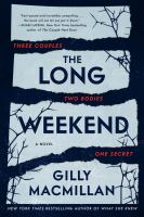 Book Jacket for: The long weekend