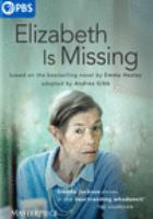 Book Jacket for: Elizabeth is missing