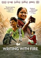 Book Jacket for: Writing with fire