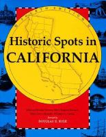 Book Jacket for: Historic spots in California.